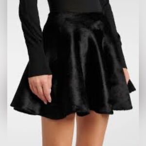 ALAÏA
 Flared wool-blend miniskirt